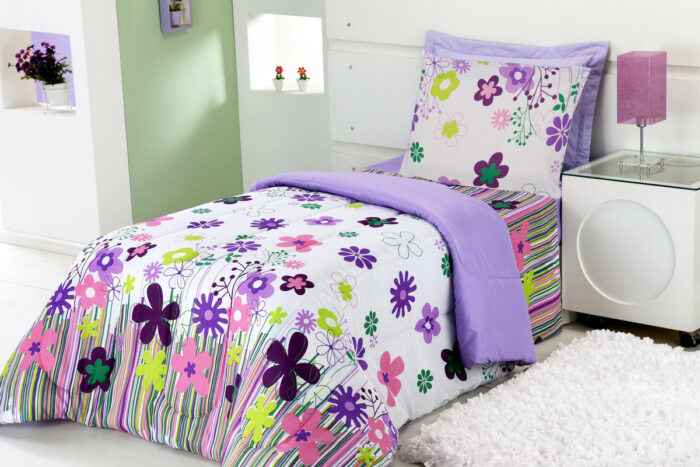 edredom kids garden lilas