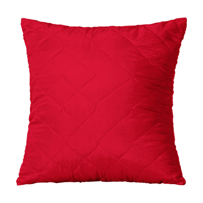 capa para almofada decorativa matelada com ziper vermelha 62e3dfbde9d51 large