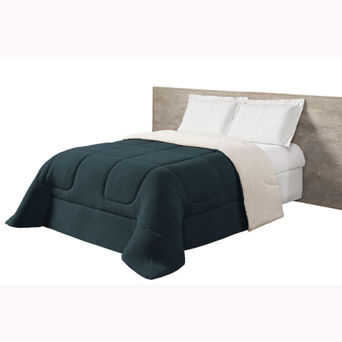 coberdrom solteiro sherpa e manta refilado toda volta azul 6411d1bded8fb large