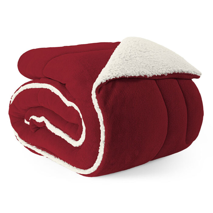 coberdrom solteiro sherpa e manta refilado toda volta cereja 6297afcb8a128 large