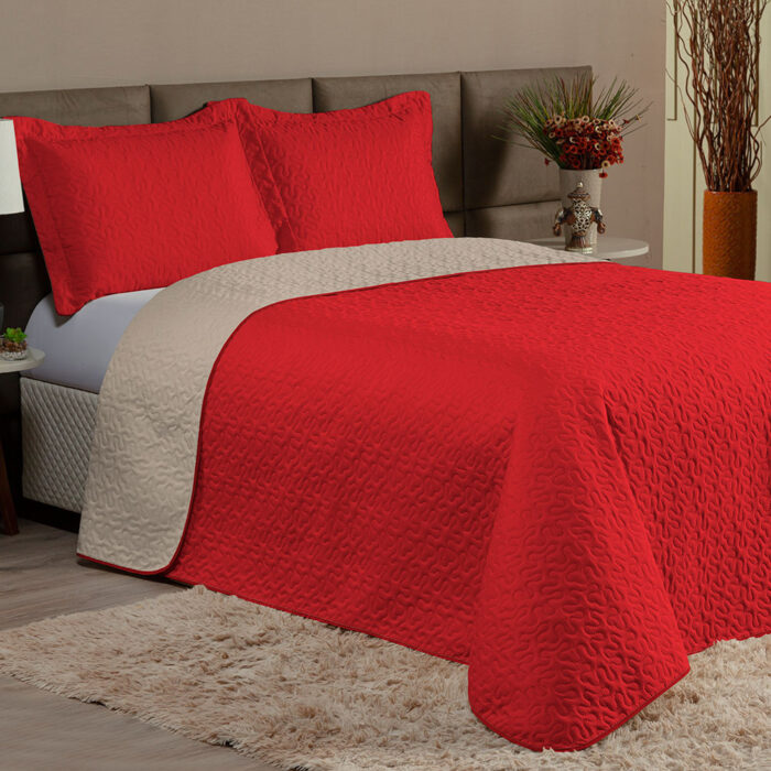 cobre leito clara casal caminho sem fim vermelho e caqui 62aa16202d8e5 large