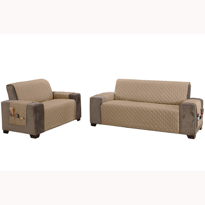 kit protetores sofa basic 2 e 3 lugares 120 e 180 bege 6411067a04f67 large