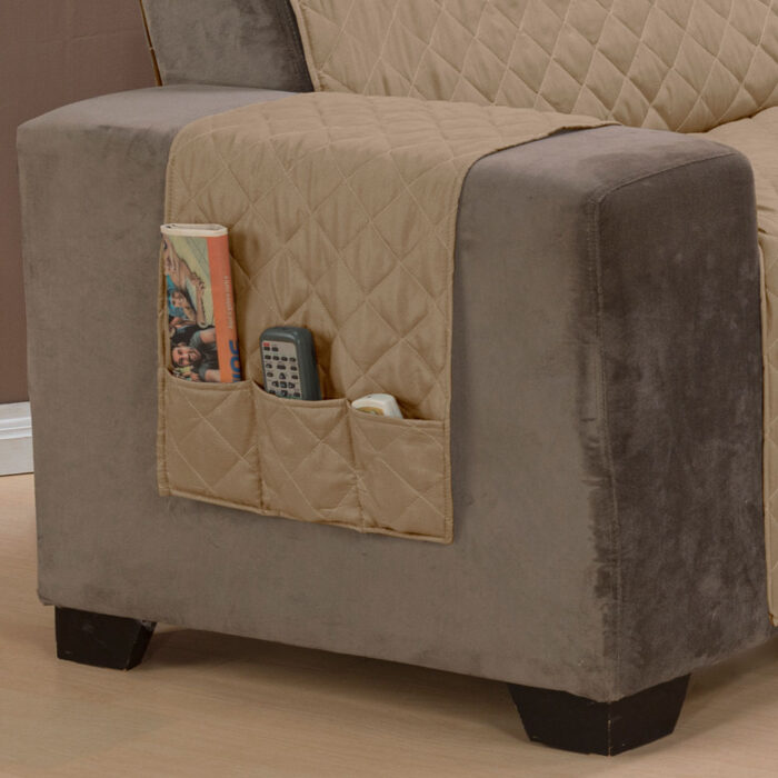 protetor de sofa com bolsos 2 lugares basic 120m bege 6307caf509490 large