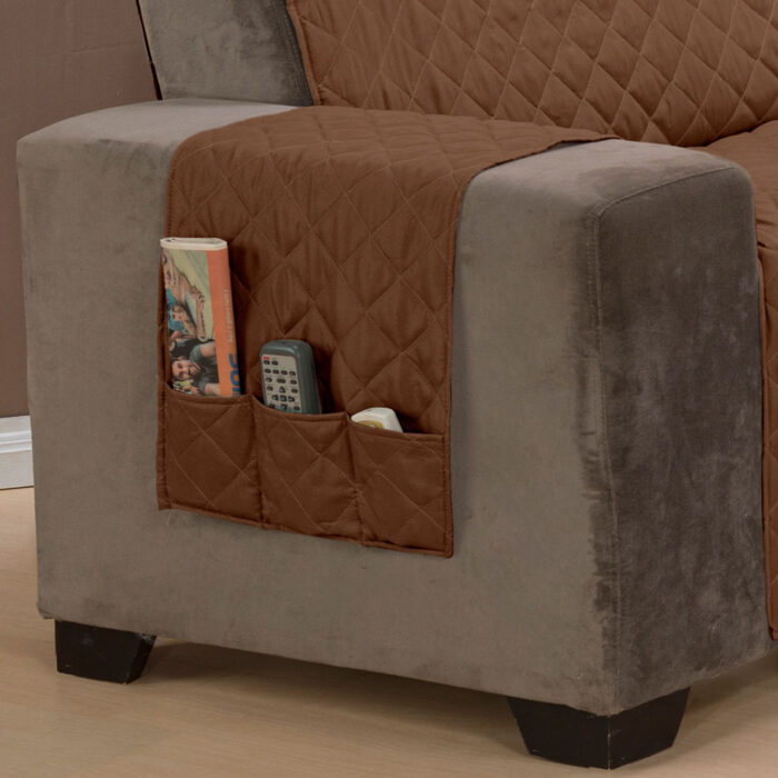 protetor de sofa com bolsos 4 lugares basic 240m marrom 6308ce0001237 large