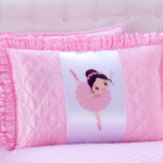 Colcha Cobre leito Balé Bailarina Solteiro 03 peças