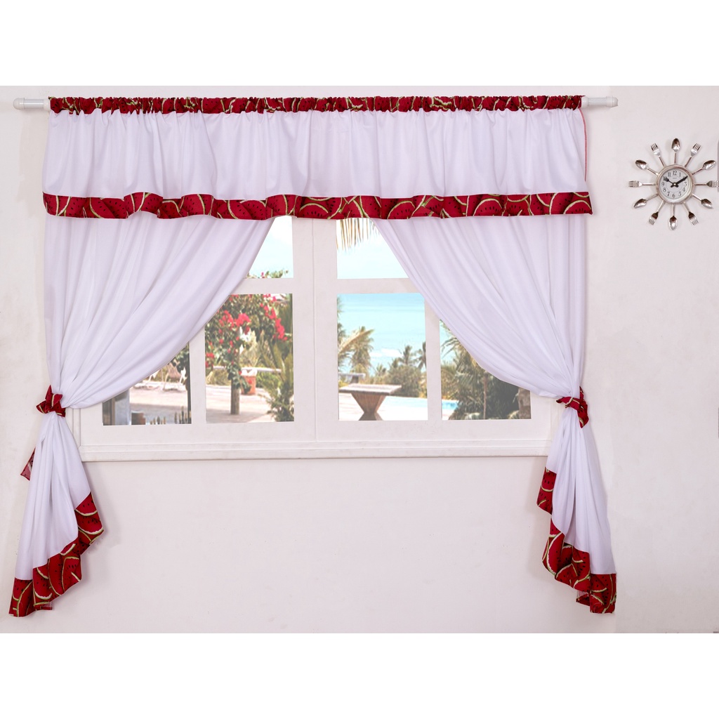 Cortina De Cozinha Magali 2.00m X 1.70m